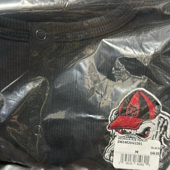 boxercraft Women's NCAA Georgia Bulldogs Logo Harper Henley NWT Size M - Picture 5 of 5